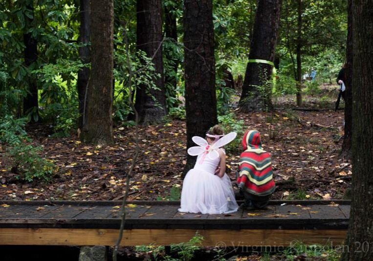 Children hunt for fairy houses every Fall during 'Fairies in the Garden'